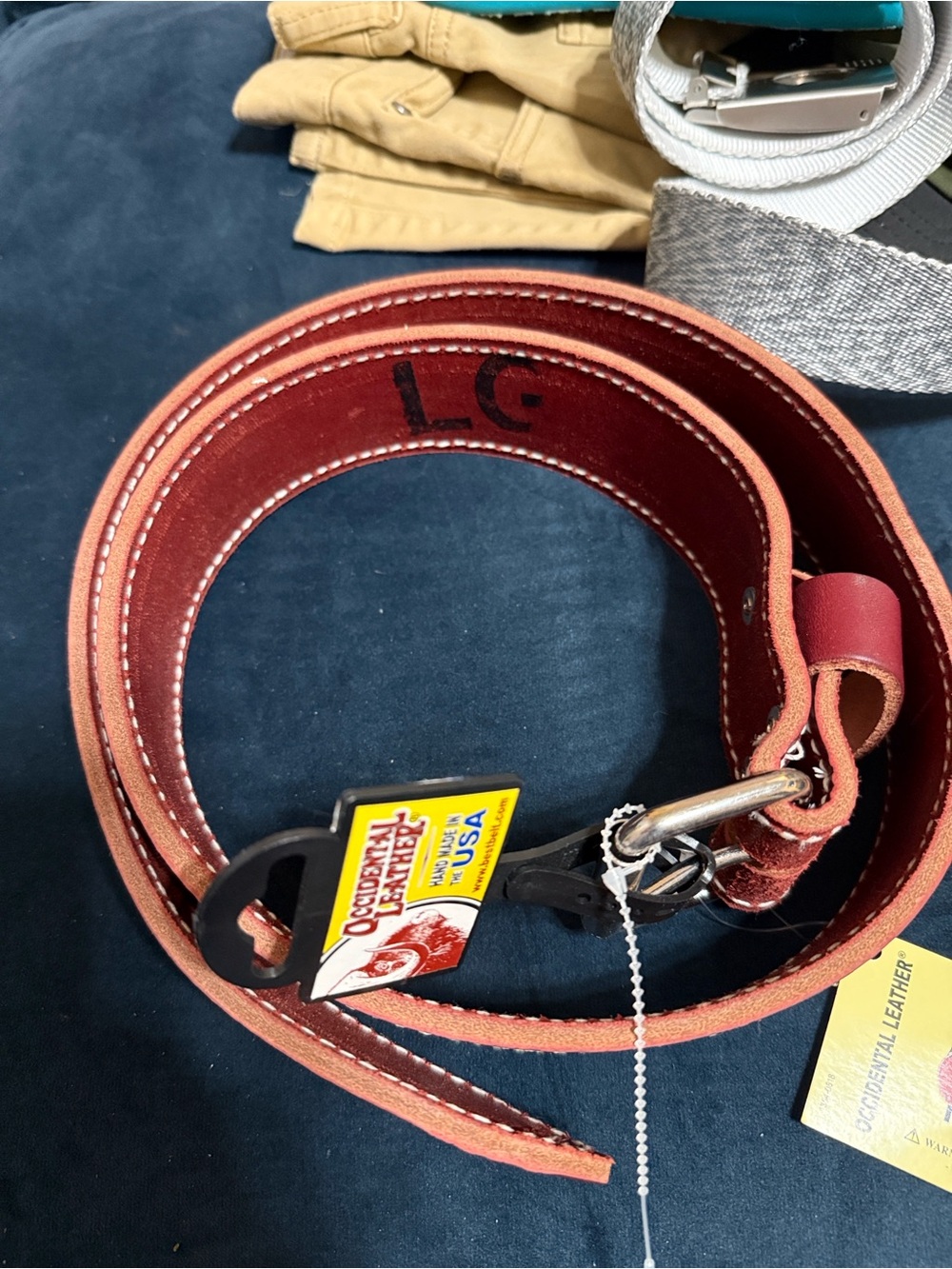 Premium Red-Brown Leather Belt Strap for Men